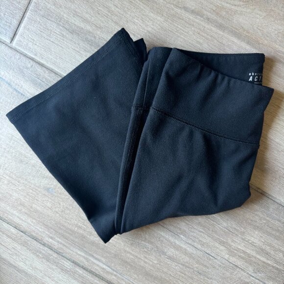 Abercrombie & Fitch Kids Black Active Leggings – Girls’ Size 13/14 - Picture 4 of 4